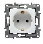 Legrand Niloé 2P+F csatlakozóaljzat, csavaros, fehér